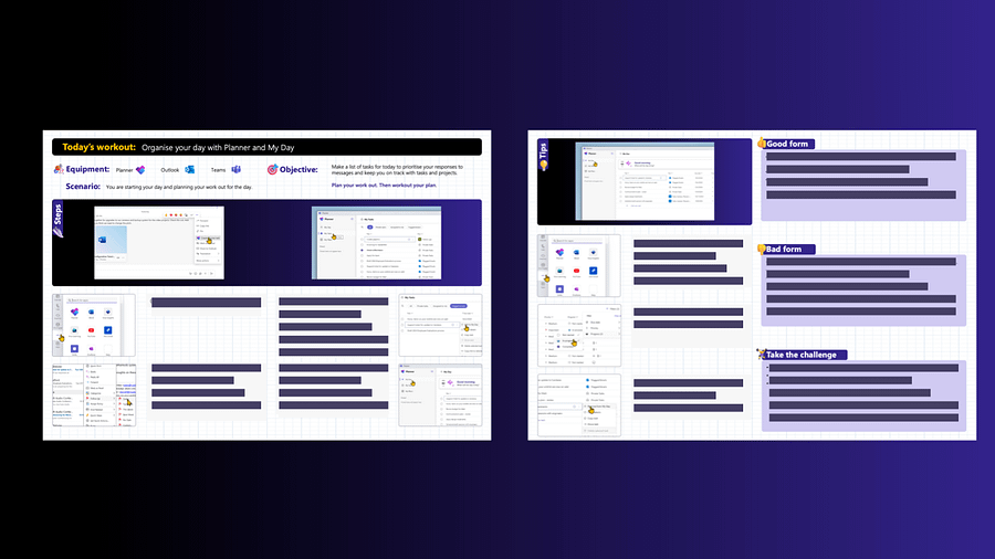 Organise your day with Planner and My Day - Workout card product image (1)