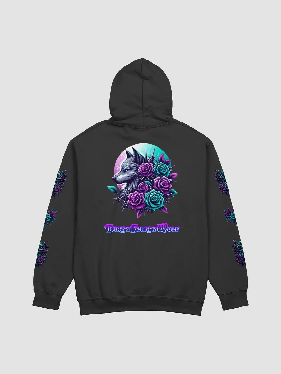 Midnight Roses Wolf Triple Panel Hoodie product image (24)