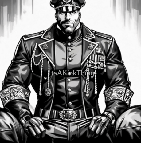 Gay Pride "His Highness" Leather Bear Daddy BLUF Pride Graphic Design product image (1)