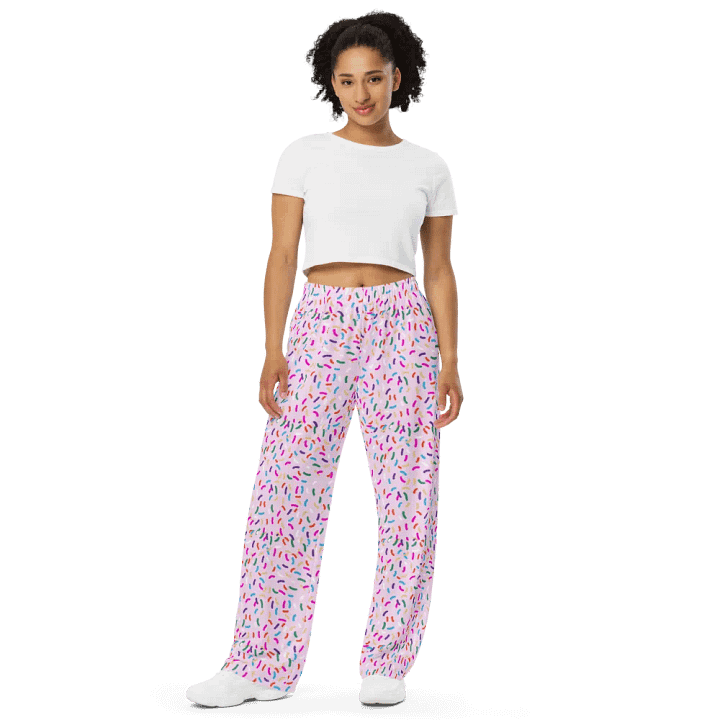 Light Pink Sprinkle Wide Pant product image (2)