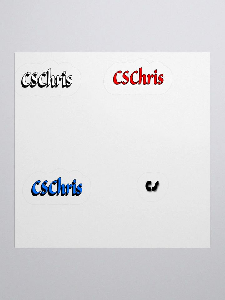CSChris CS Stickers 4PK product image (1)