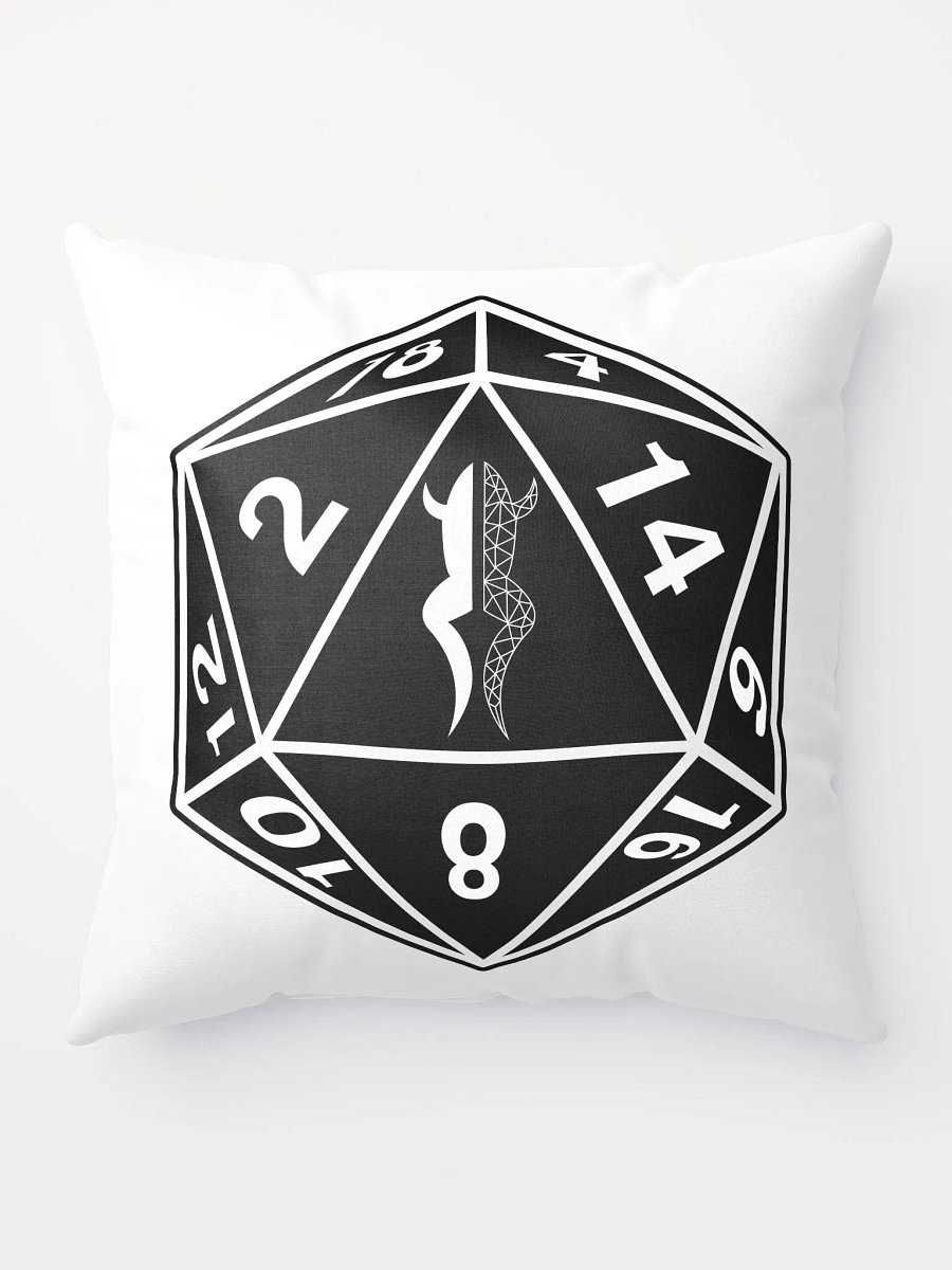 Croak D20 Pillow product image (1)
