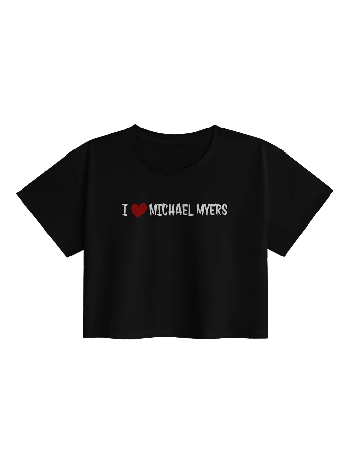 I ❤️ Michael Myers Crop Top product image (1)