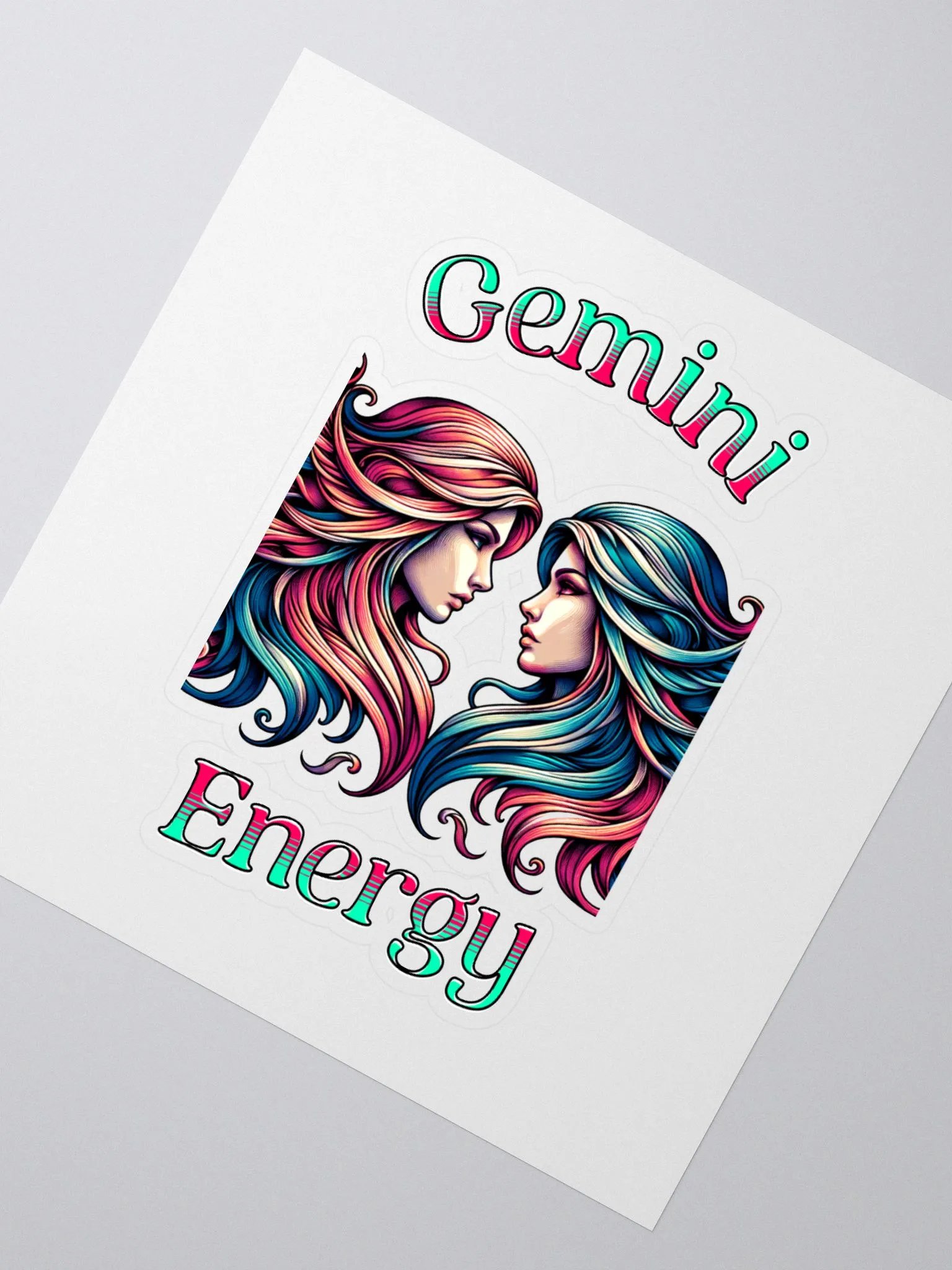 Zodiac Sign Gemini Energy Sticker product image (2)