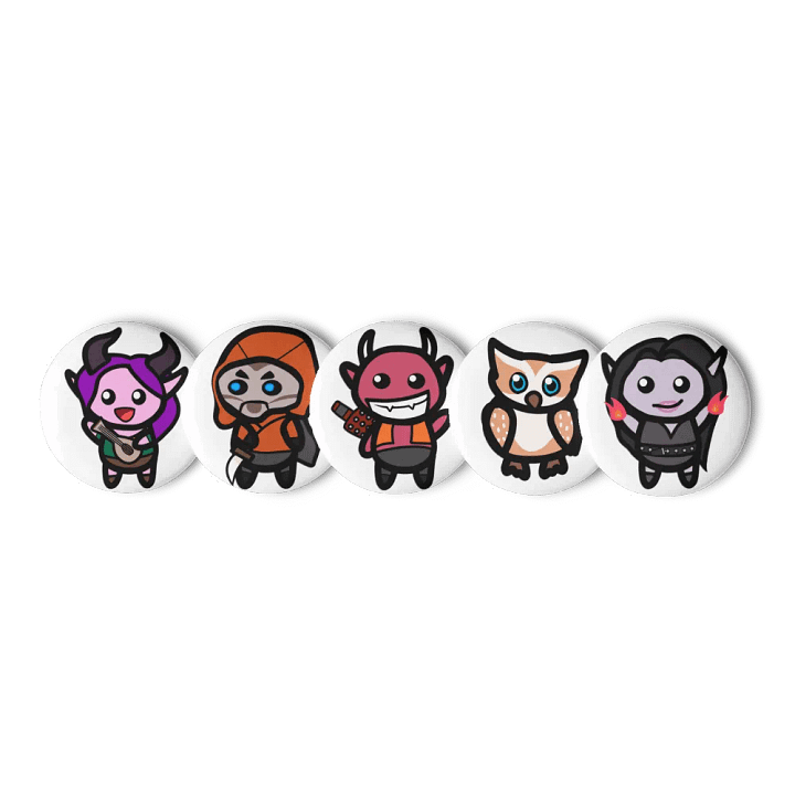 Shadows of Nekoya Pins product image (2)