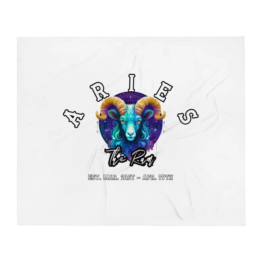 Aries - Zodiac Throw Blanket product image (1)