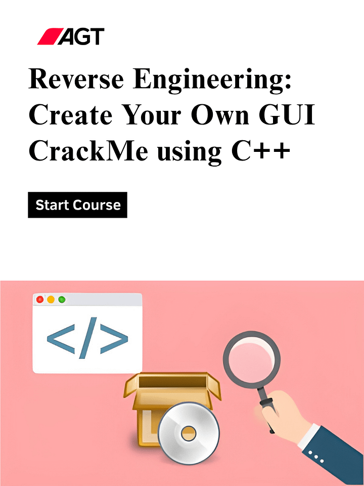 Reverse Engineering: Create Your Own GUI CrackMe using C++ product image (1)