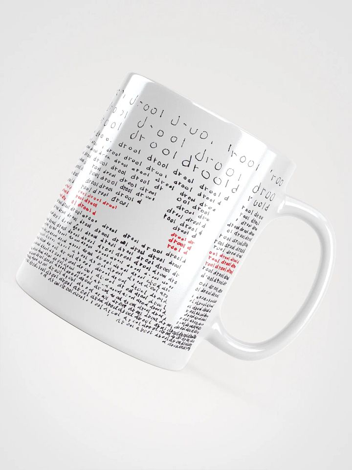Drool White Glossy Mug product image (2)