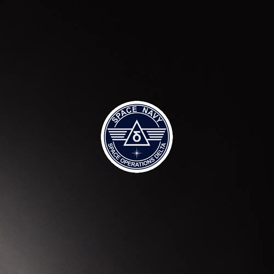 Space Navy Patch Magnet product image (3)
