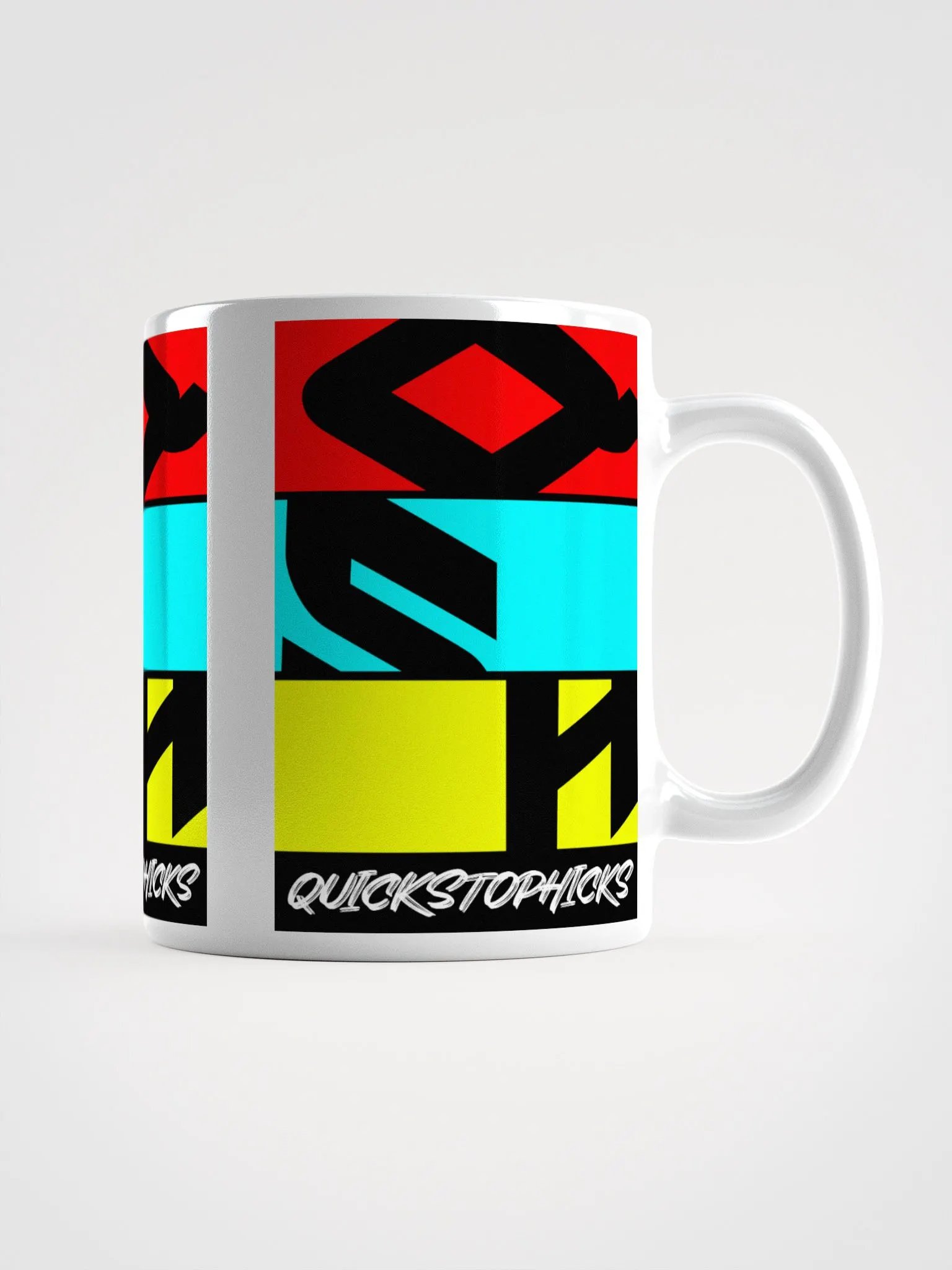 QSH 24/7 LOGO BLOCK MUG product image (1)