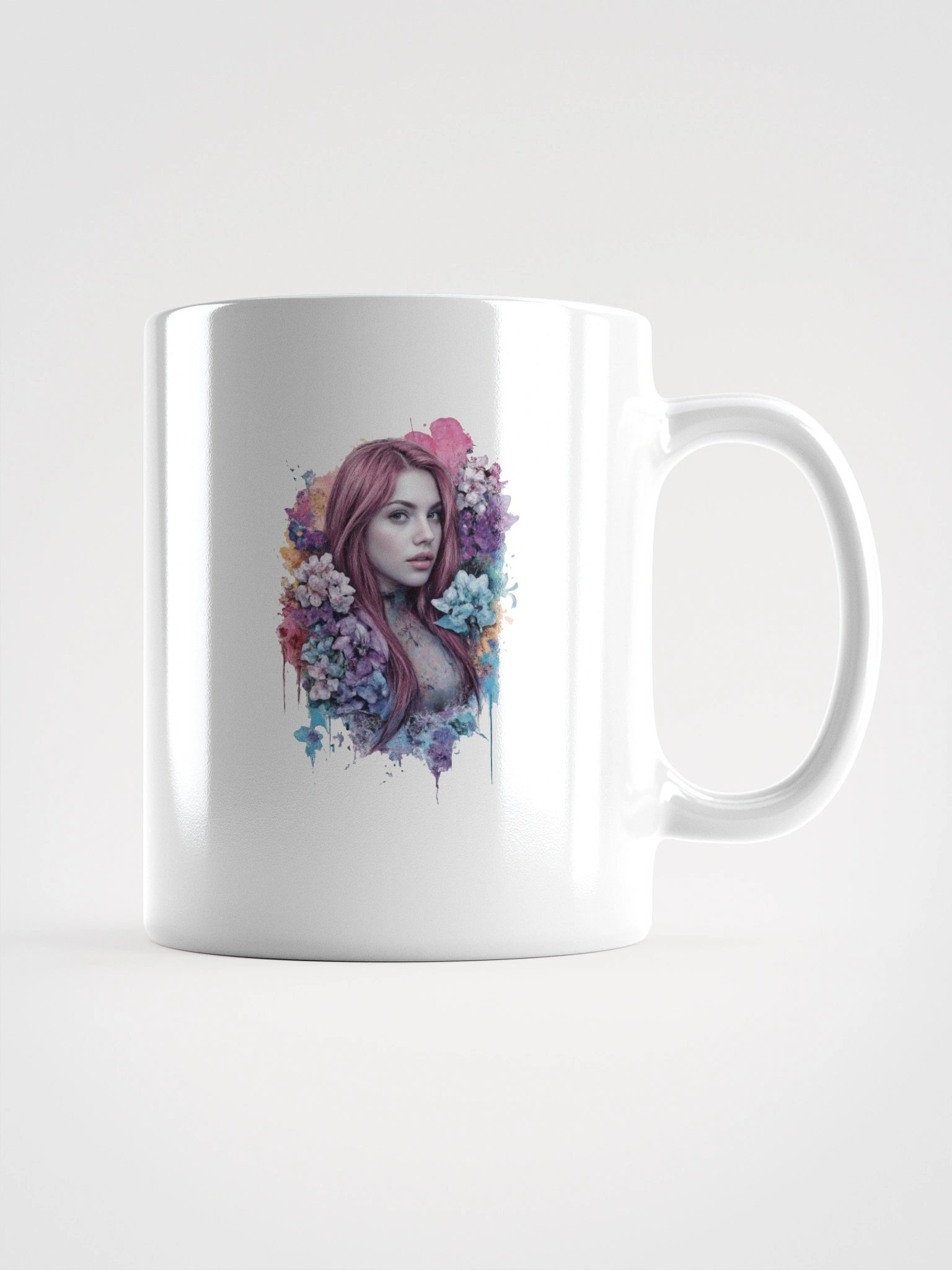 Floral Connection White Glossy Mug product image (6)