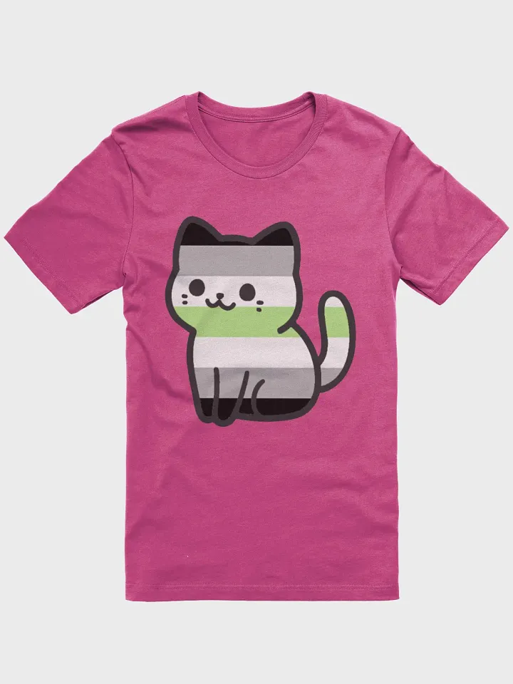 Agender Pride Kitty Woman's Shirt product image (9)