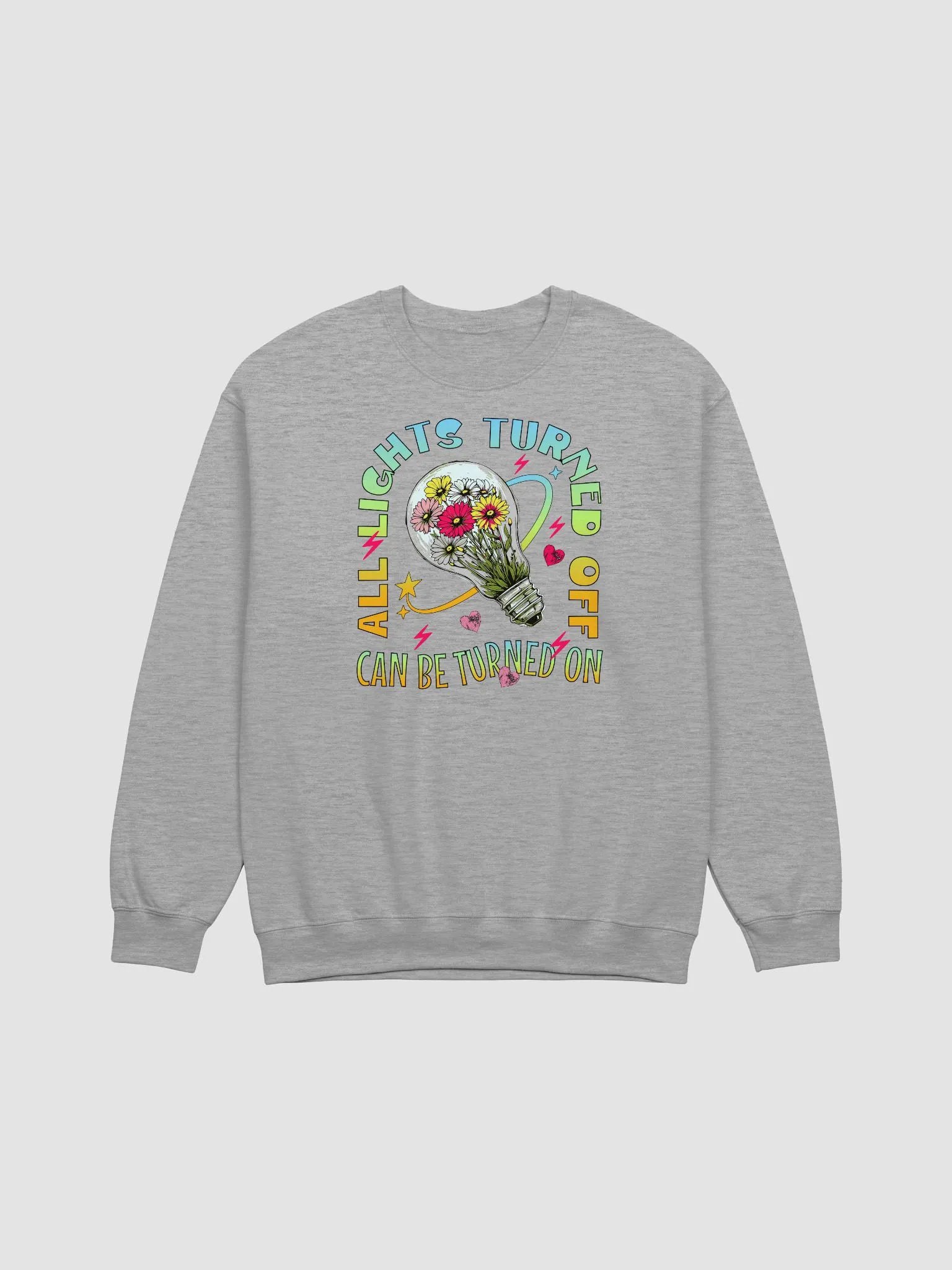 All Lights Turned Off Illuminate Floral Wisdom Sweatshirt product image (21)