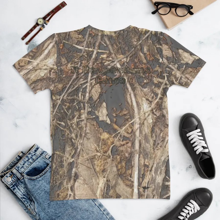 Women's Crew Neck T-Shirt - Dead Split - It Happennnns Camo product image (5)