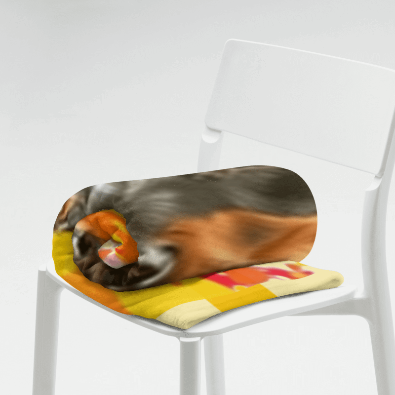 THROW BLANKET - DOBERMANN - COMMAND RESPECT EARN LOYALTY product image (5)
