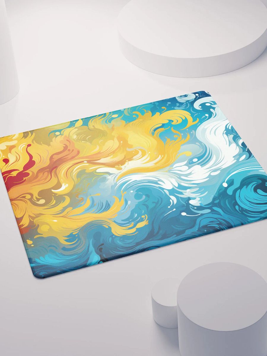 Waves of Fire and Water Mouse Pad product image (4)