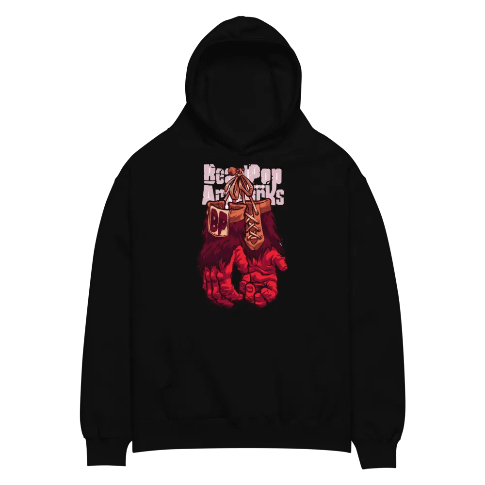 Clawed Crimson Gloves Oversized Hoodie product image (2)