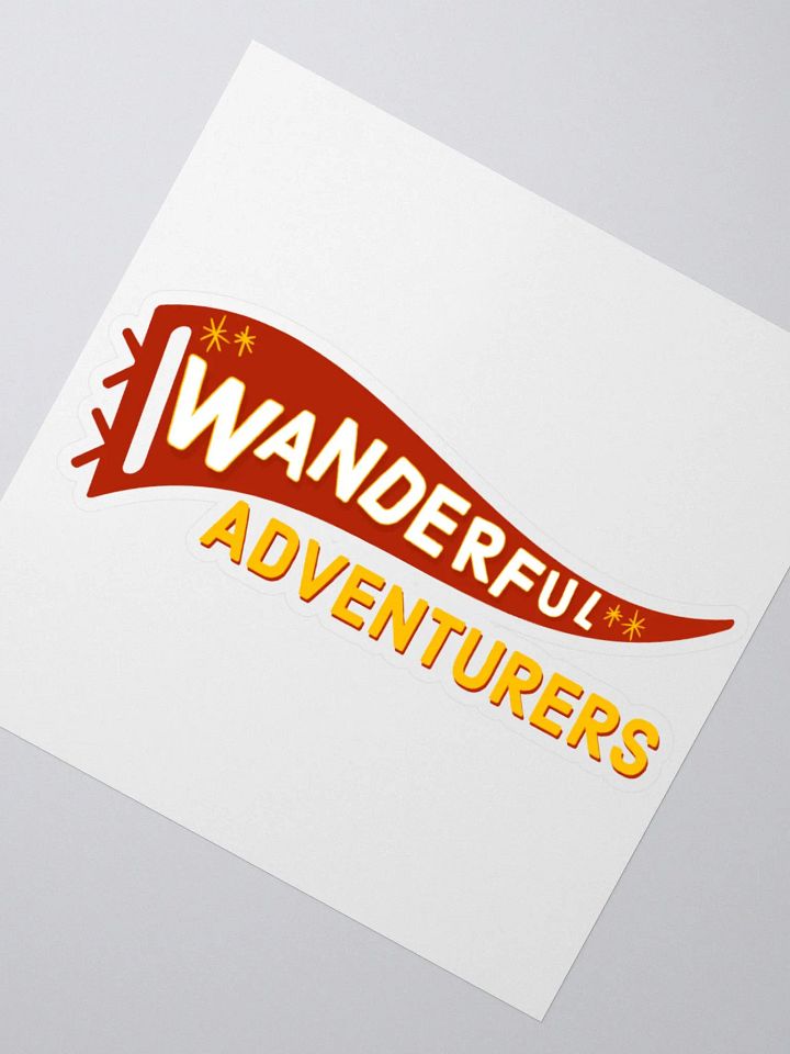Wanderful Adventurers Logo Sticker product image (2)