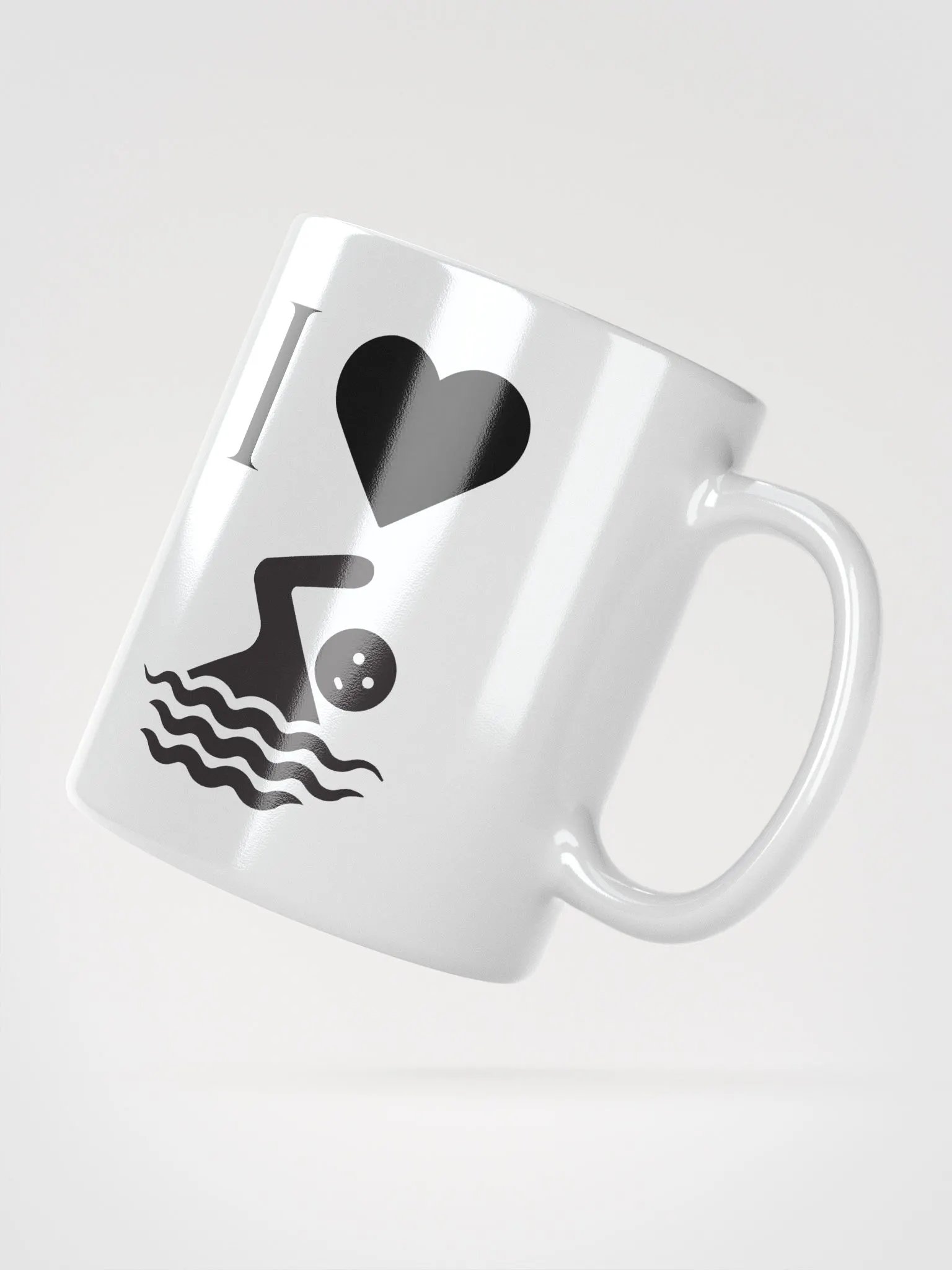 I ❤️ Swimming Mug product image (2)