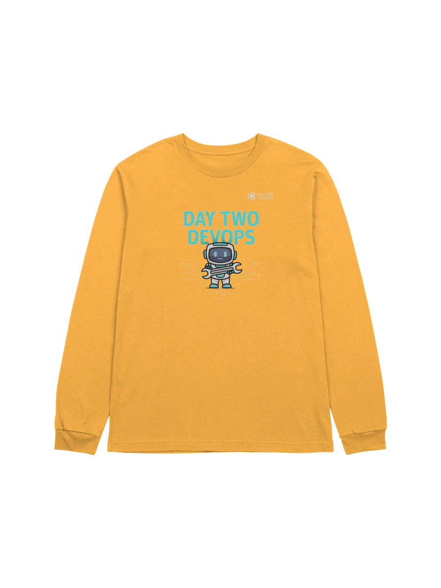 Day Two DevOps Robot Long Sleeve Tee product image (1)