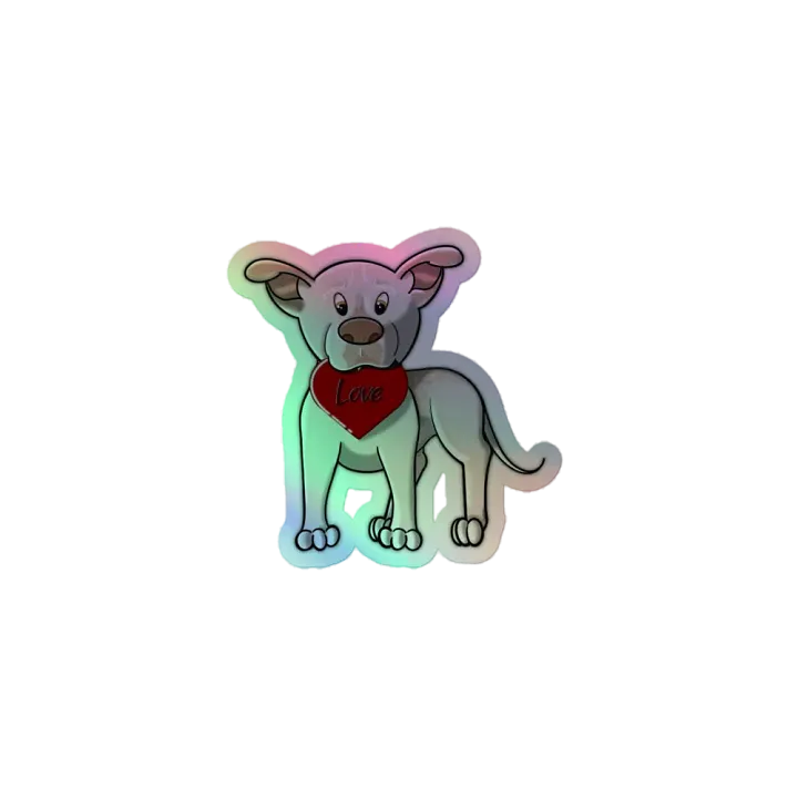 Puppy Love Holo Sticker product image (1)