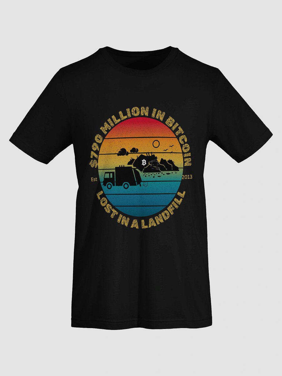 Bitcoin Lost in a Landfill Sunset T-shirt product image (7)