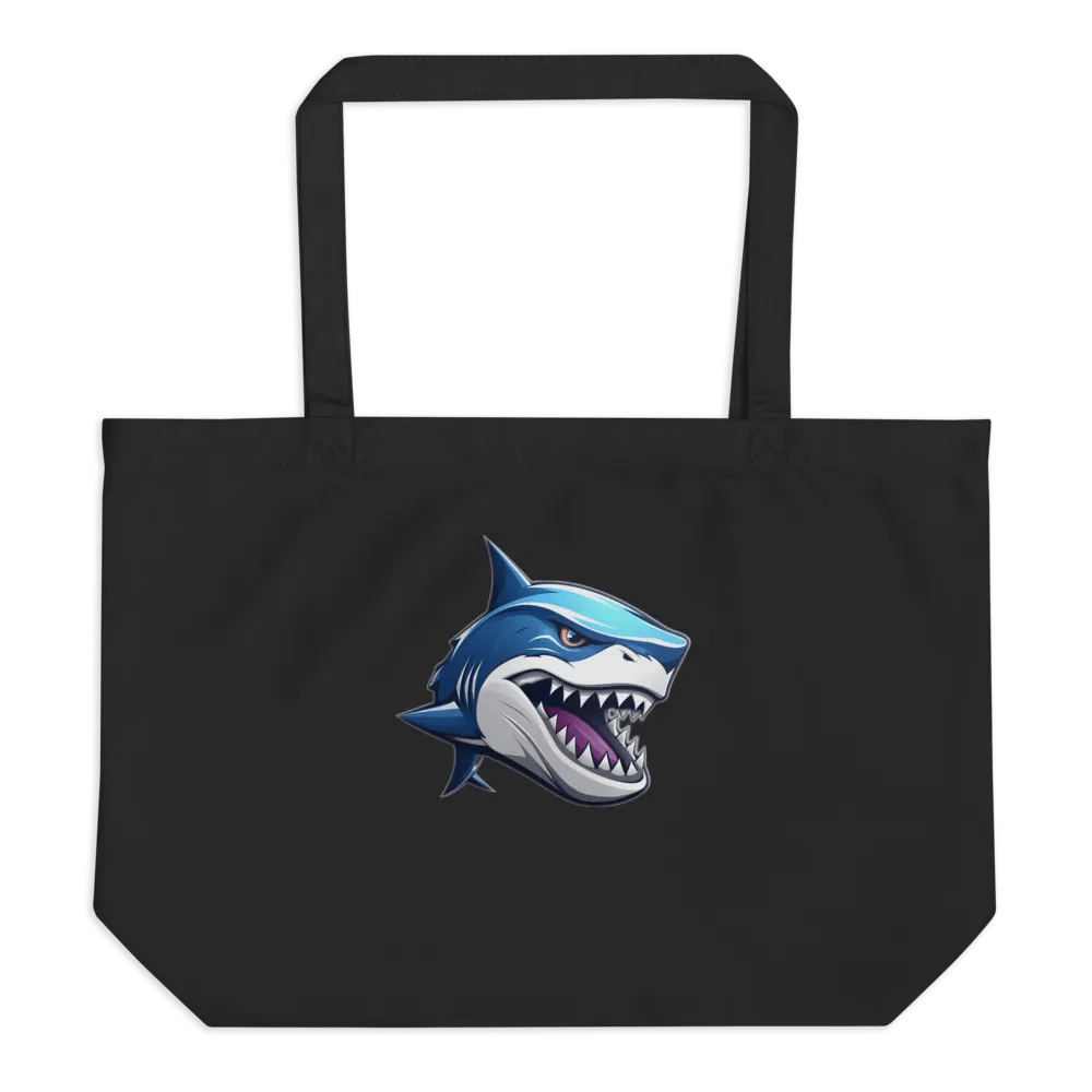 Fierce Shark Head Organic Tote product image (1)