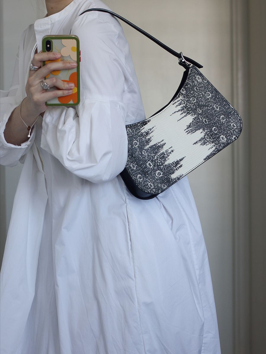 Lizard-embossed Leather Shoulder Bag – S product image (5)