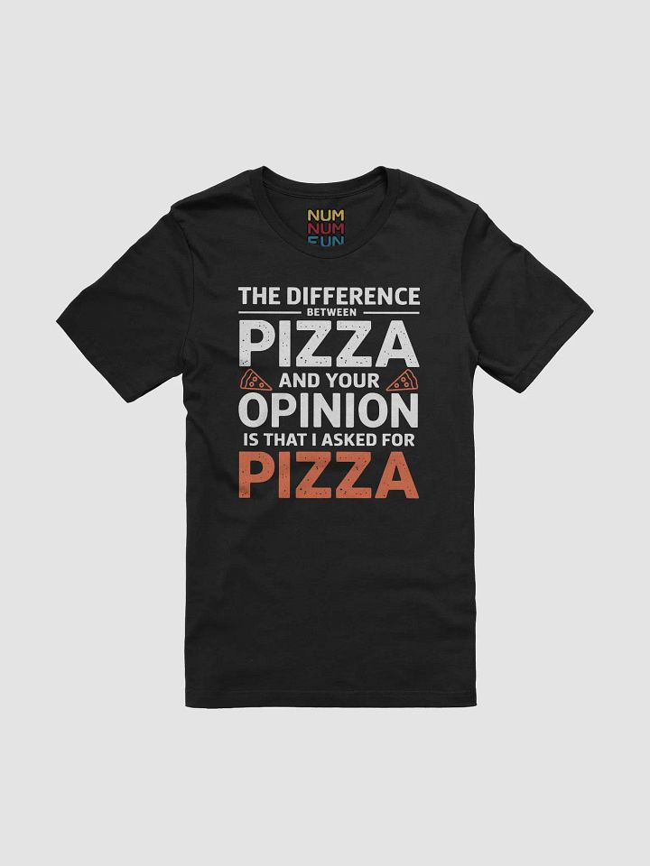 The difference between pizza and your opinion is that I asked for pizza product image (1)