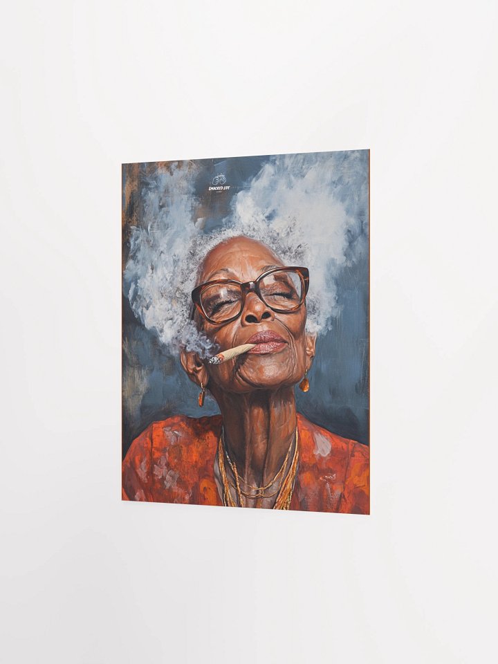 420 Stoner Art – Afrocentric Cannabis Queen Poster Unframed product image (3)