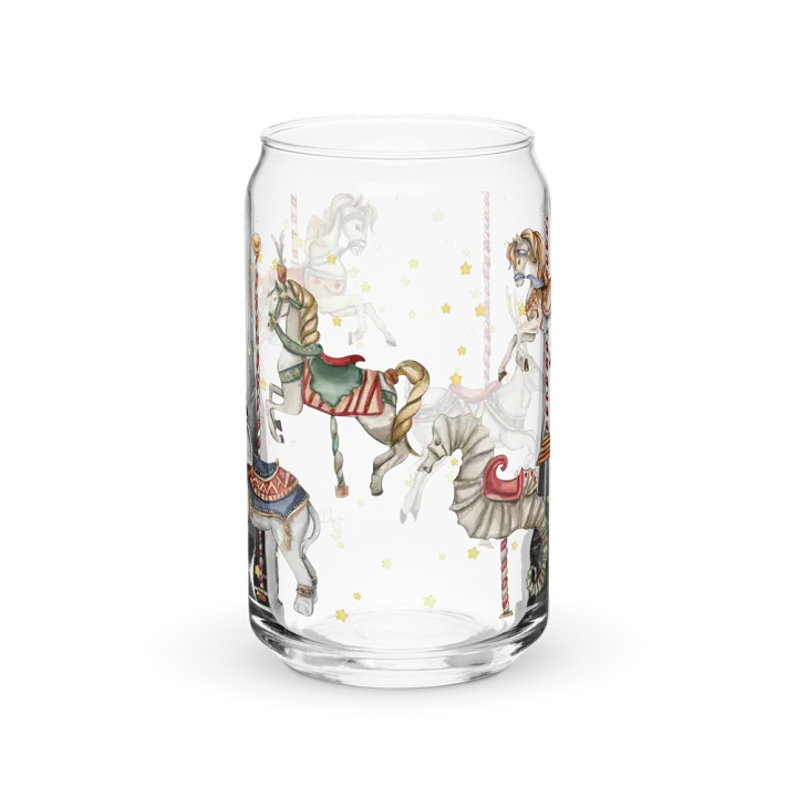 Midnight Circus Carousel Glass Can | 16oz – Unique & Stylish Drinkware product image (1)