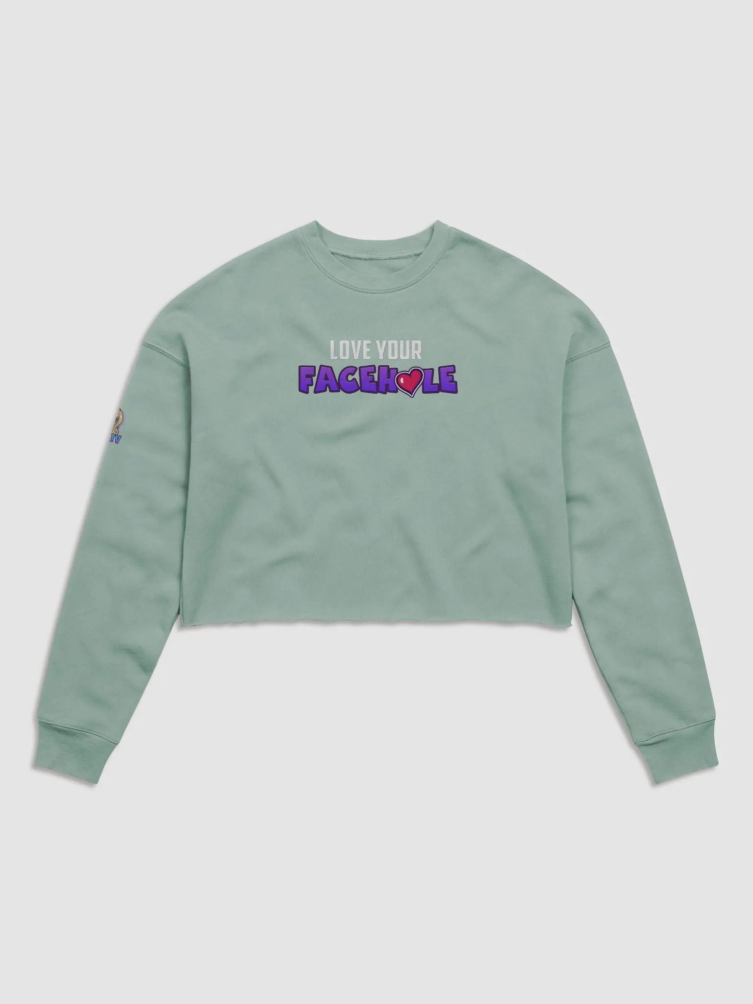 Love Your Facehole Cropped Sweater product image (2)