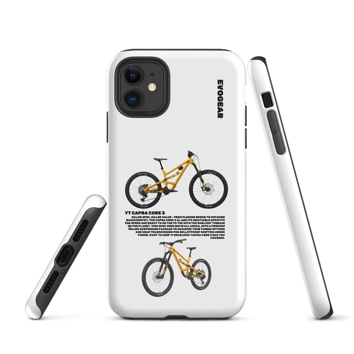 White YT Capra Core 3 iPhone Case product image (1)