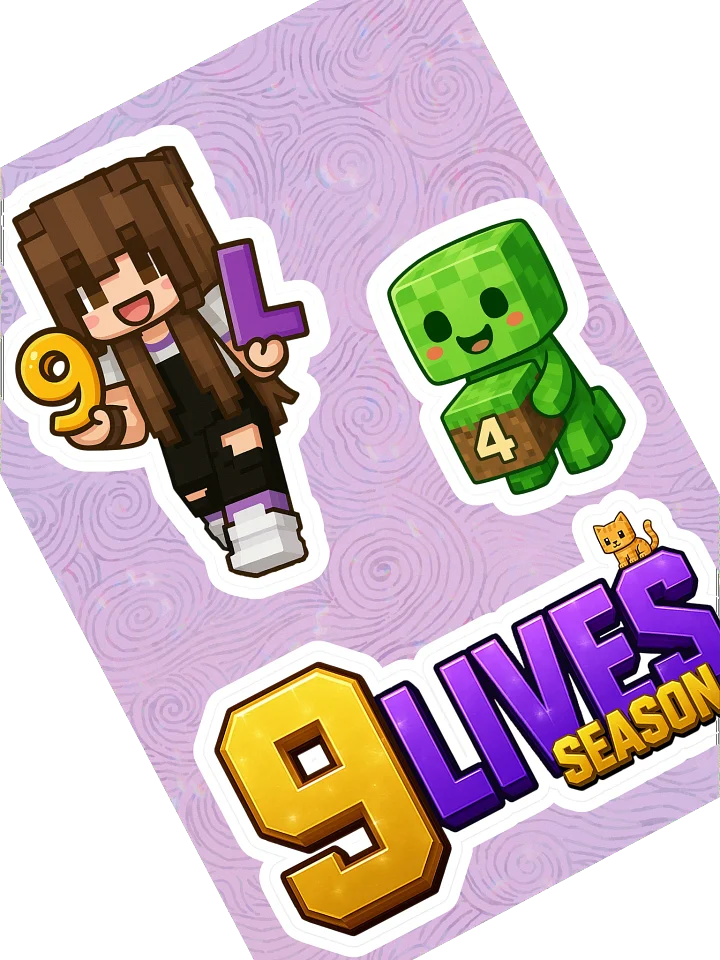 9LS4 Echomauve Sticker Sheet product image (2)