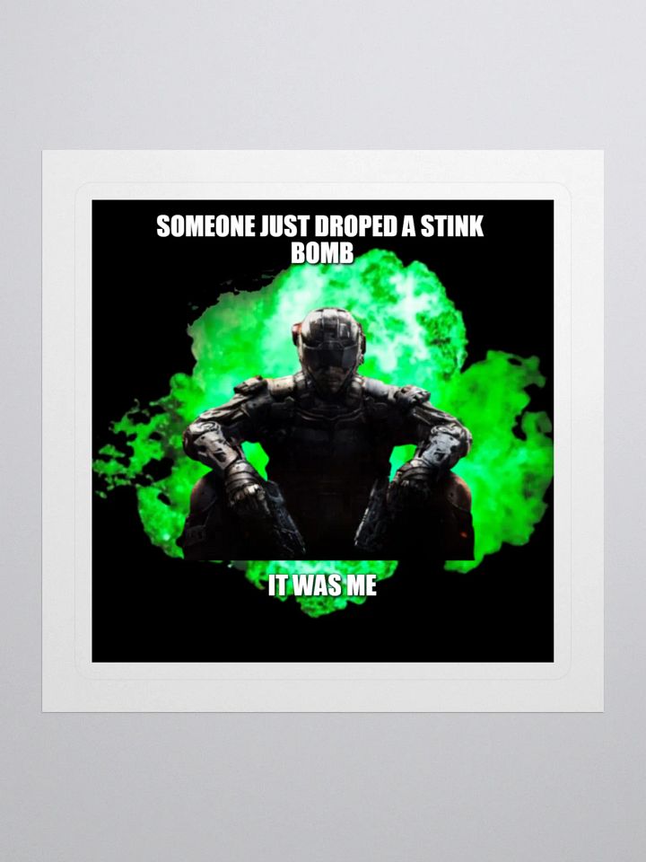 Stink Bomb Sticker product image (1)