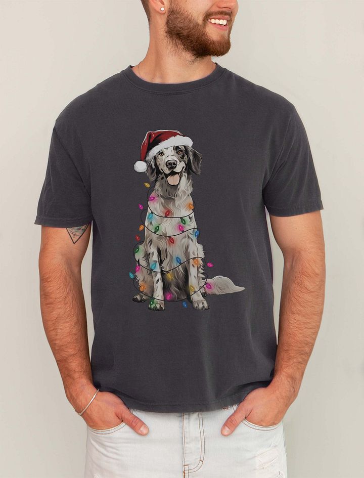 Funny English Setter(2) Christmas T-Shirt for English Setter Paw-rents product image (21)