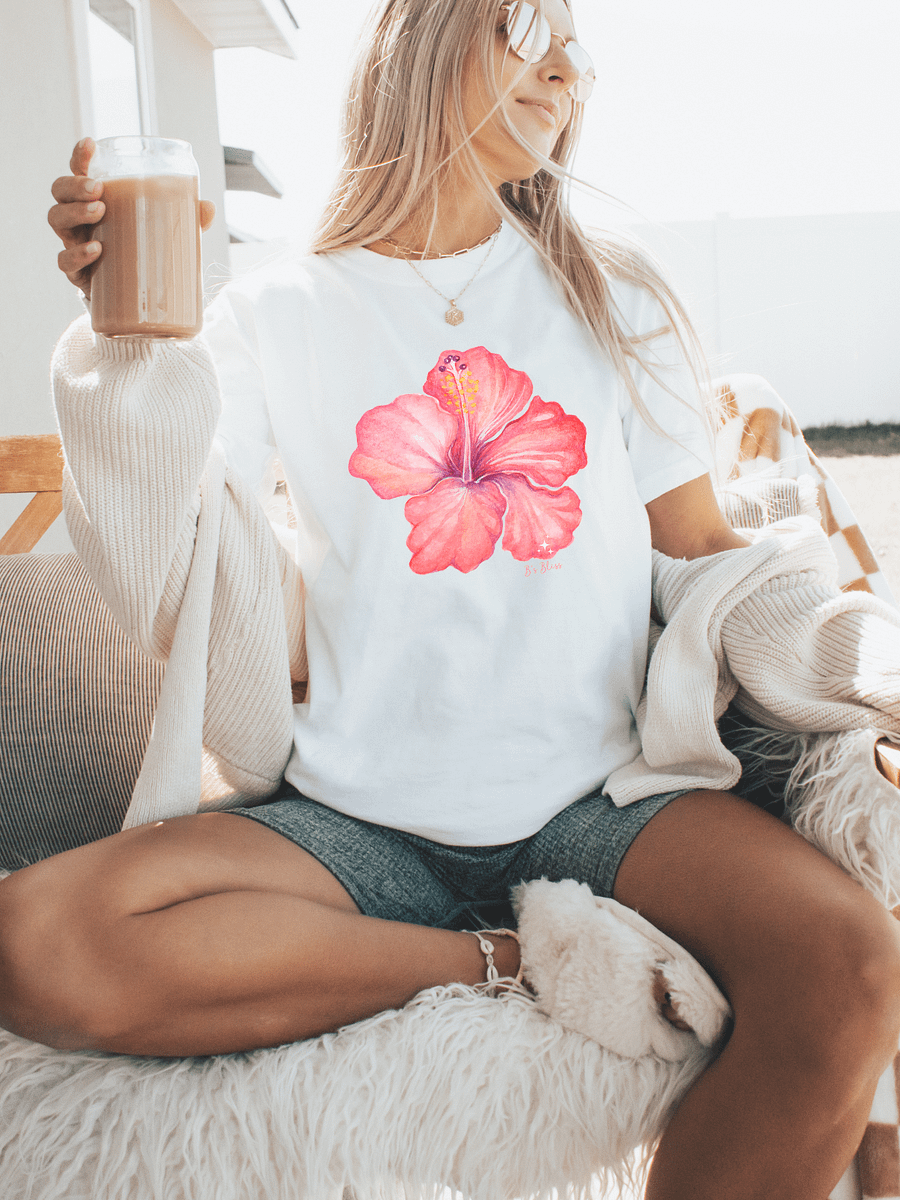 Comfort Colors Hibiscus Shirt product image (9)