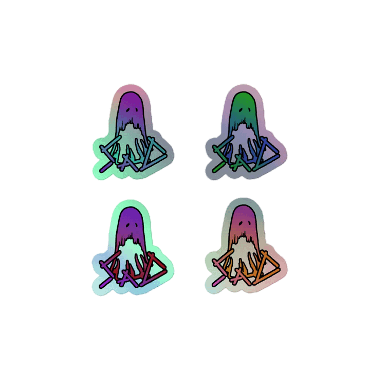 SaD Holographic Sticker - All Colours - Variant 1 product image (1)