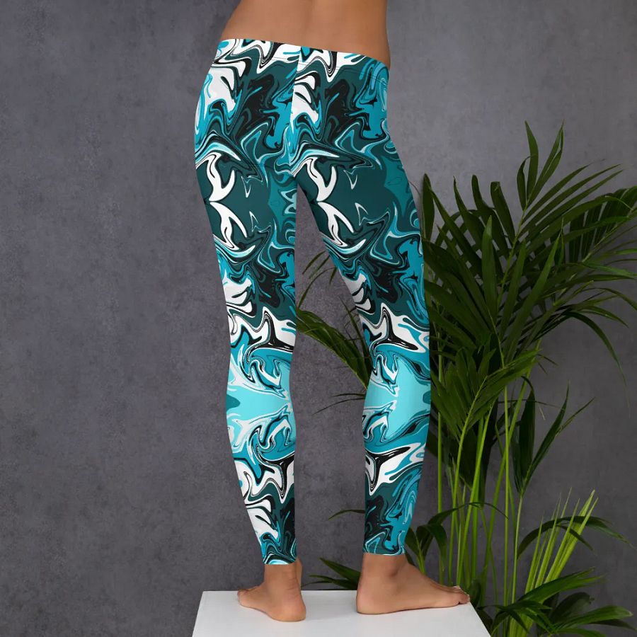 Blue Swirl Leggings product image (7)