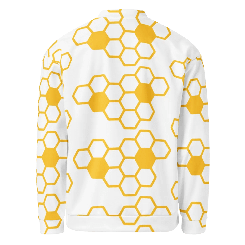 Honeycomb Hues All-Over Bomber Jacket product image (4)