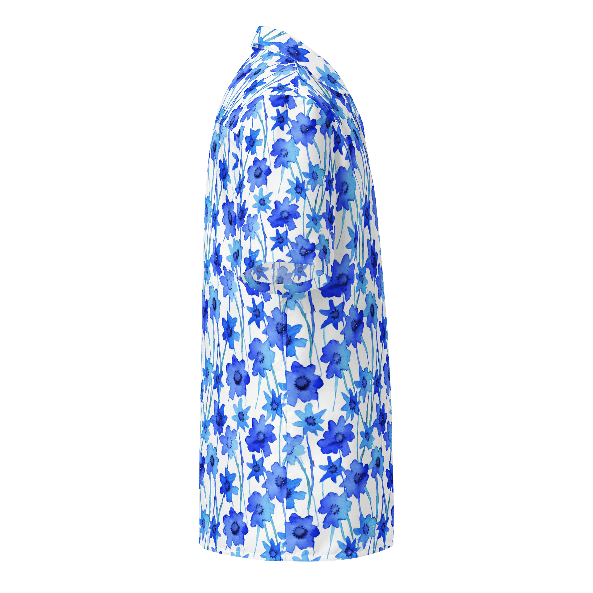 Blue Borage Hawaiian Shirt product image (4)