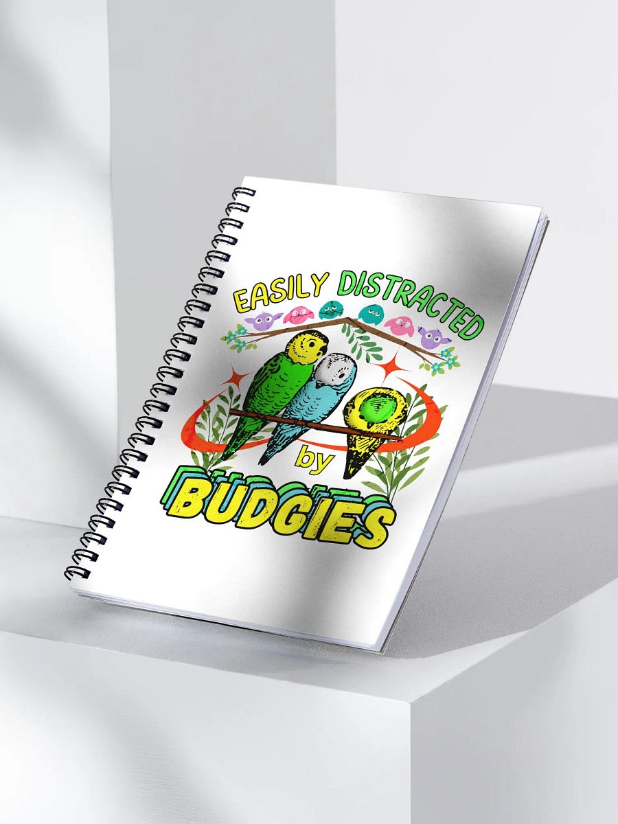 Easily Distracted by Budgies Notebook product image (2)
