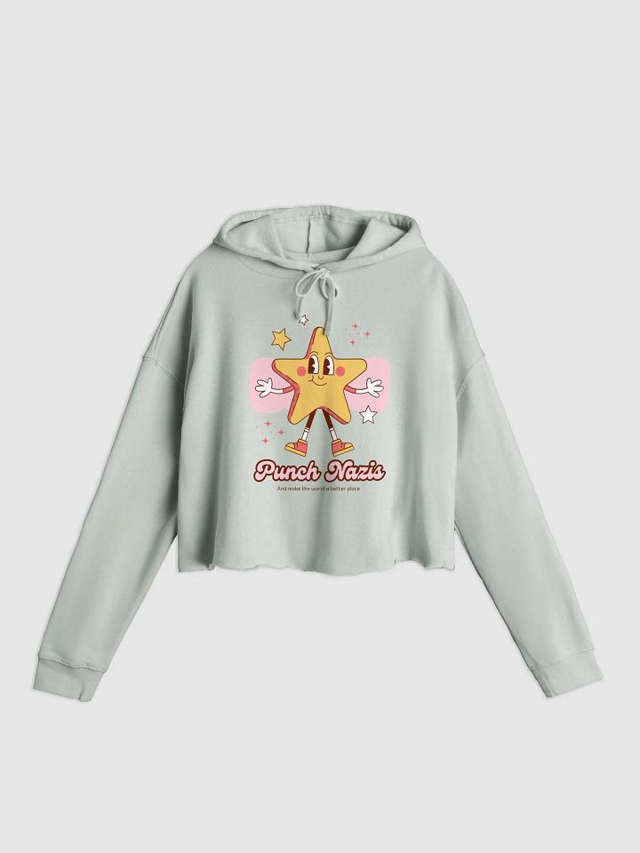 Rebellious Star Cropped Hoodie product image (10)