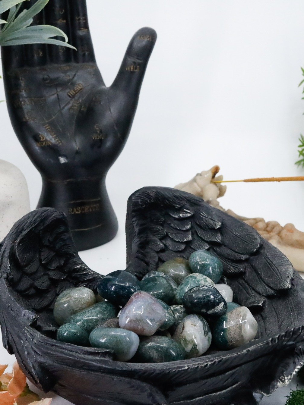 Moss Agate Tumbled Crystals product image (1)