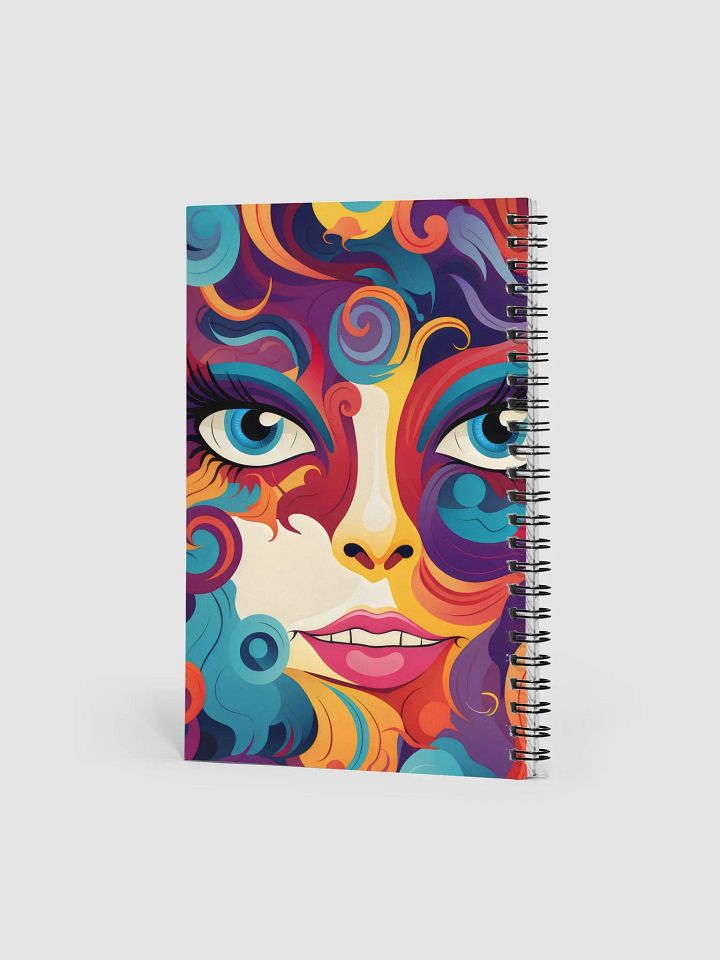 Psychedelic Portrait Spiral Notebook product image (2)