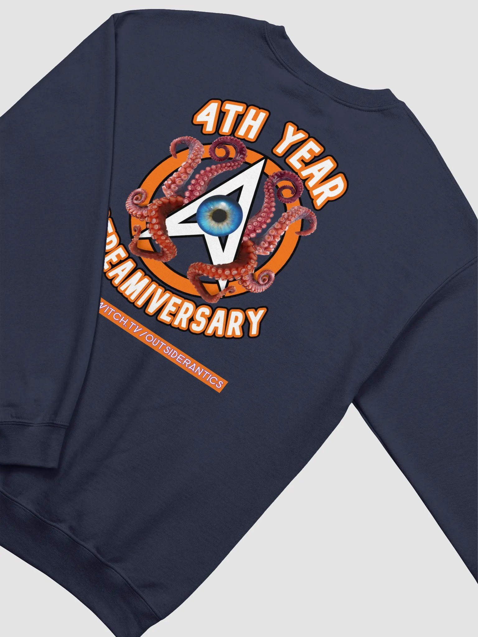 (Limited Edition) 4th Streamiversary 'OA-Cthulhu' Logo Crewneck Sweatshirt product image (4)