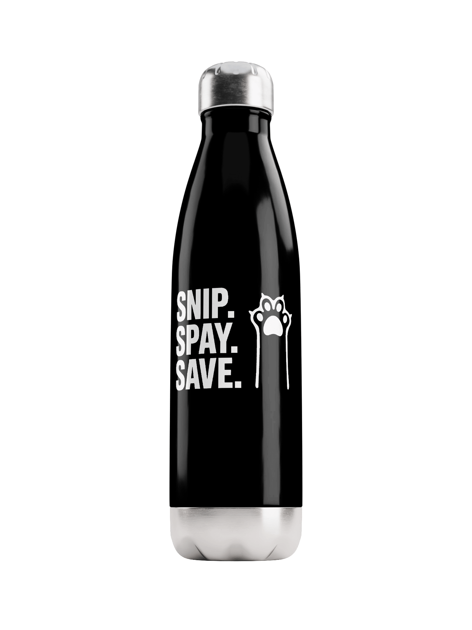 Snip. Spay. Save | Stainless Steel Water Bottle product image (1)