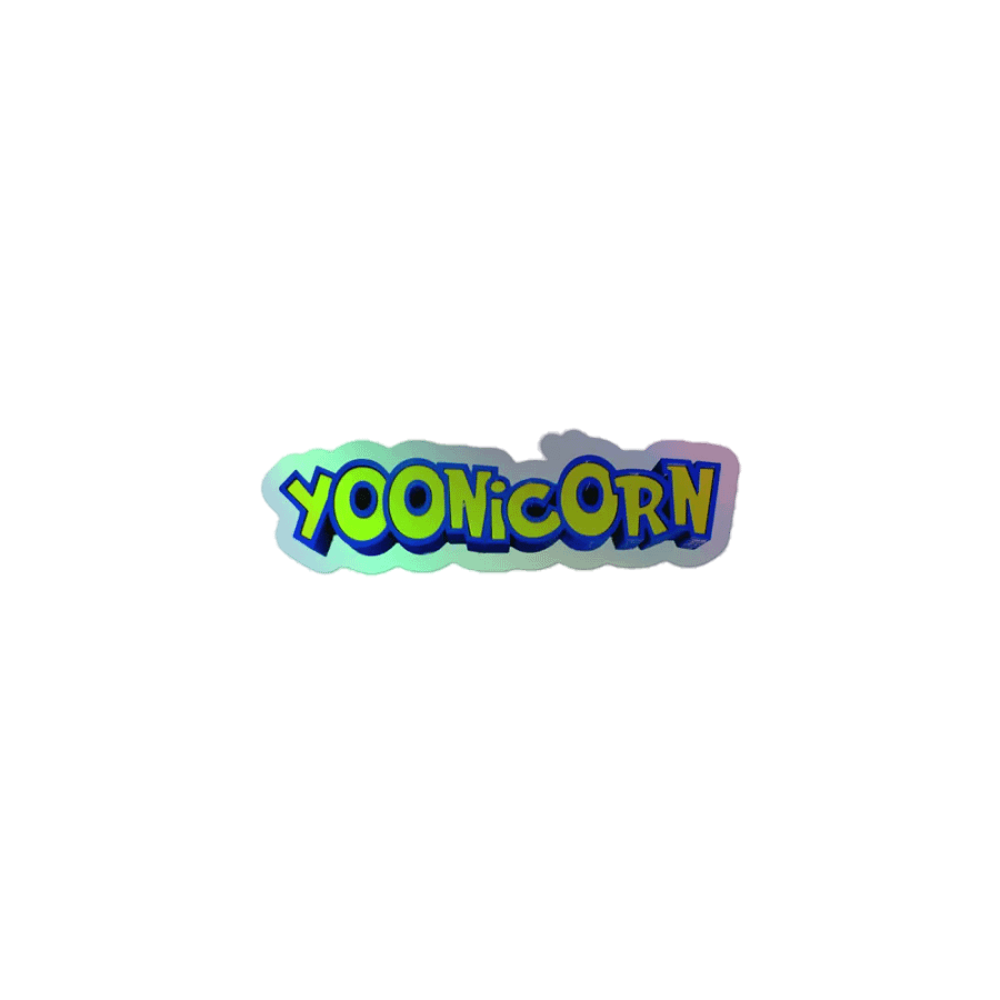 Y00NIC0RN HOLO Sticker product image (1)