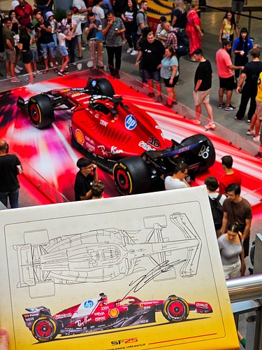 Pre-Hungarian GP vibes! 🤩 

I love seeing the intricate details of my Ferrari and McLaren technical F1 drawings come to life ...