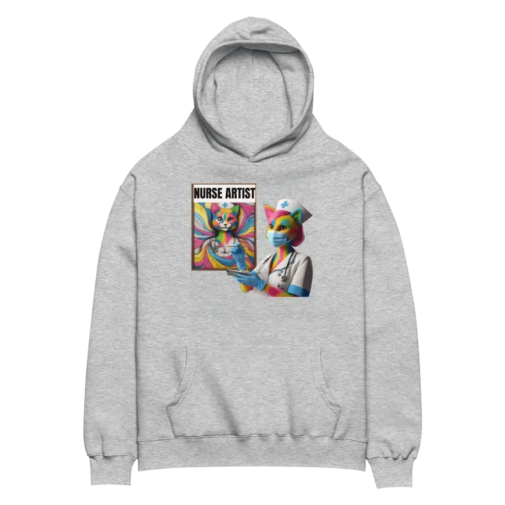 Whimsical Nurse Artist Oversized Hoodie product image (22)
